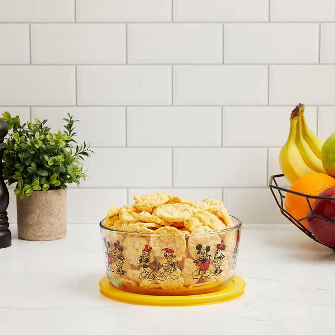 Pyrex Glass 8-piece Decorated Food Storage Set